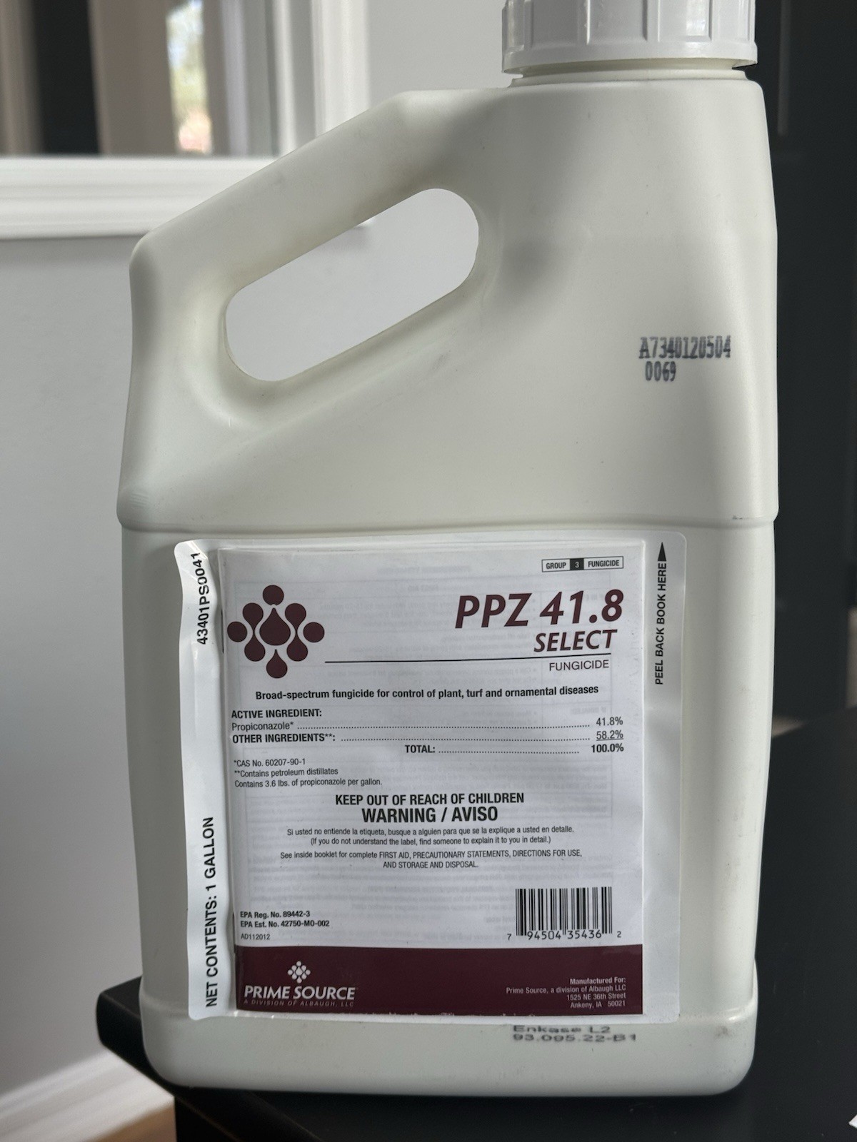 41.8 PPZ Select GL-Fungicide Protection-late blight-leaf spots on fruit nut tree