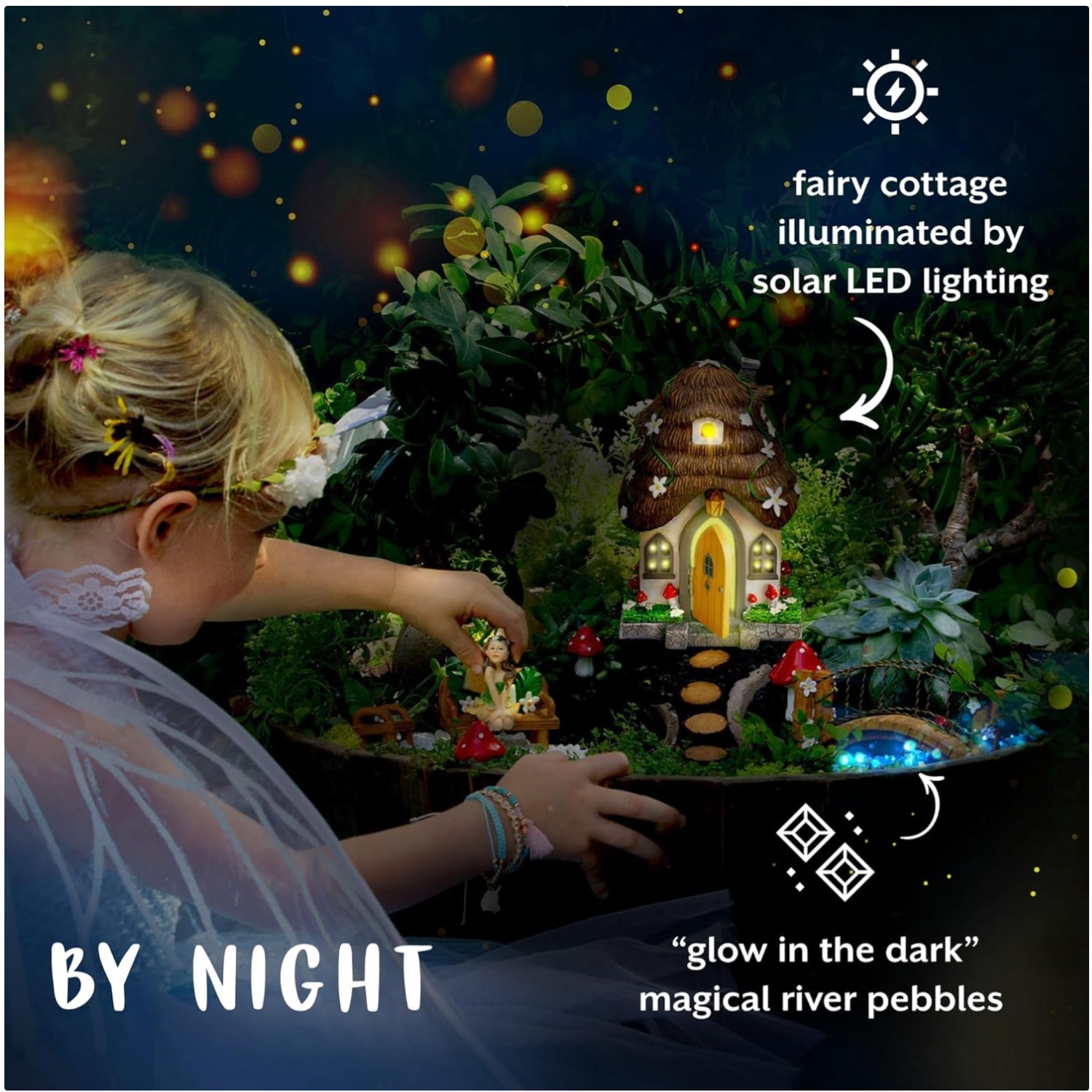 Enchanting Fairy House with LED Light