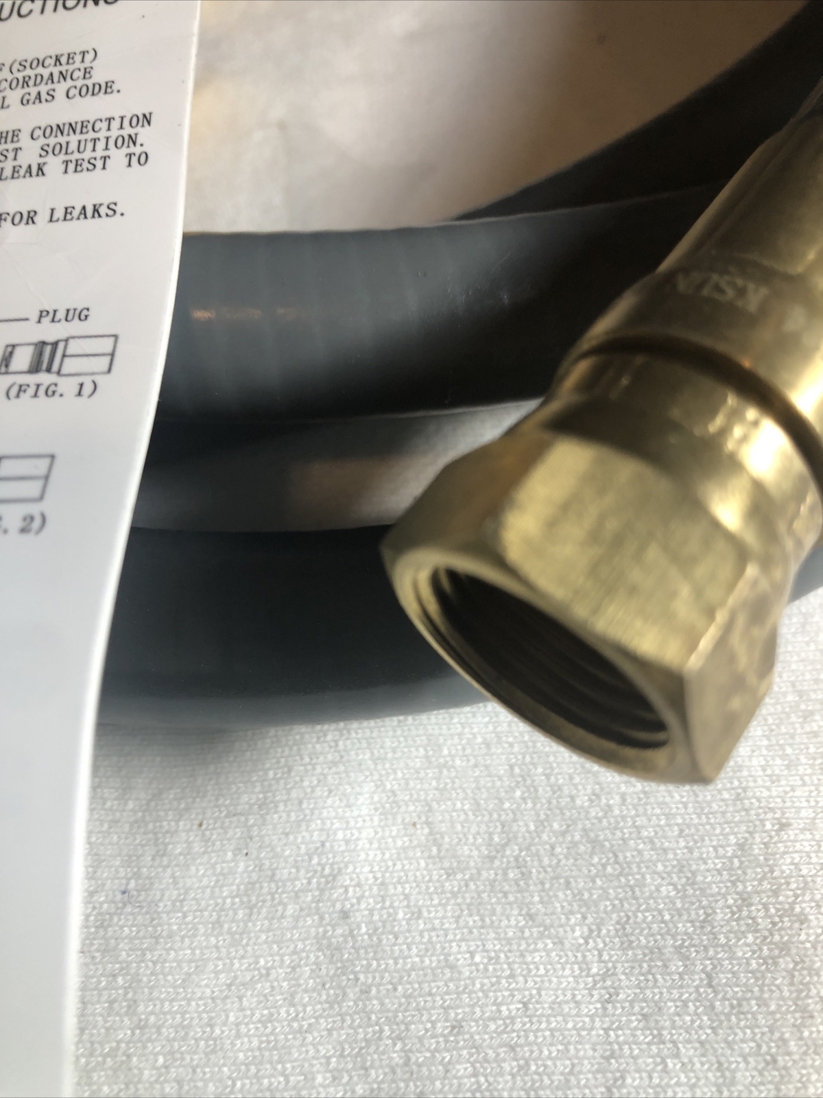 Gassal Gas Hose For Natural Gas with Quick Connect 1/2″ x 10 Ft