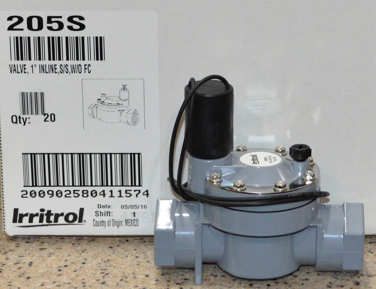 Buy 1 to 20 Irritrol 205 series 1″ Slip electric valve Current date code w/o flo