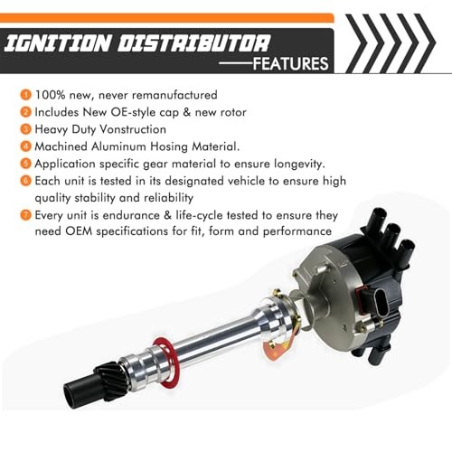 Complete Ignition Distributor Replacement For GMC Vortec 5.0L 5.7L Distributor