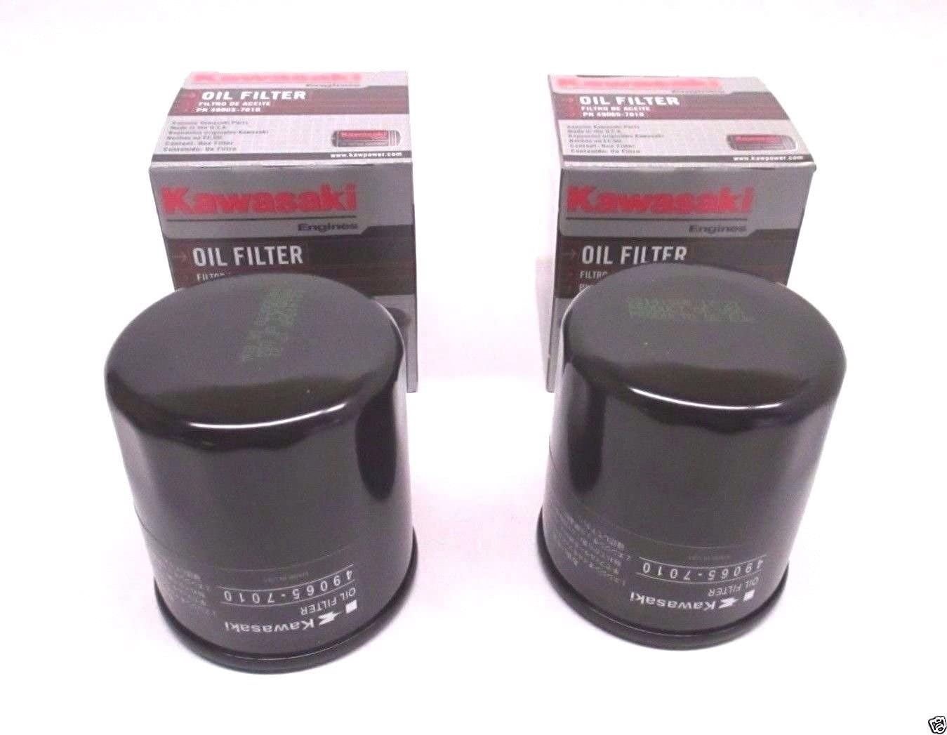 Kawasaki Oil Filter 2-Pack 49065-0734 Replaces 49065-7010