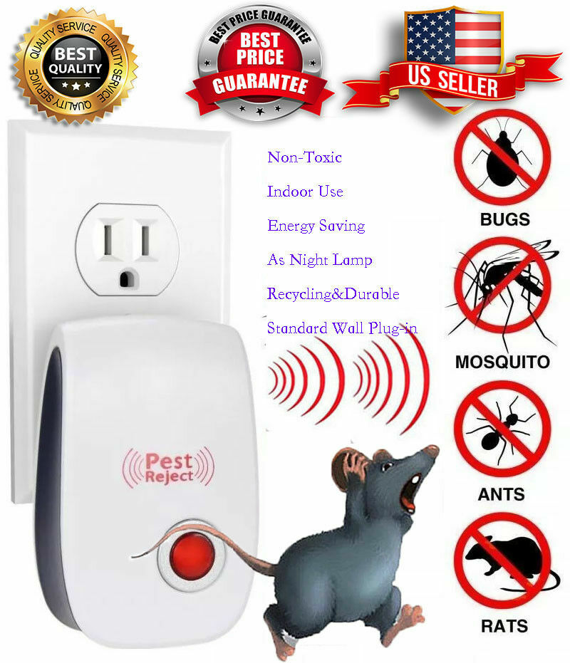 Lot Ultrasonic Pest Reject Home Control Electronic Repellent Rat Mice Repeller
