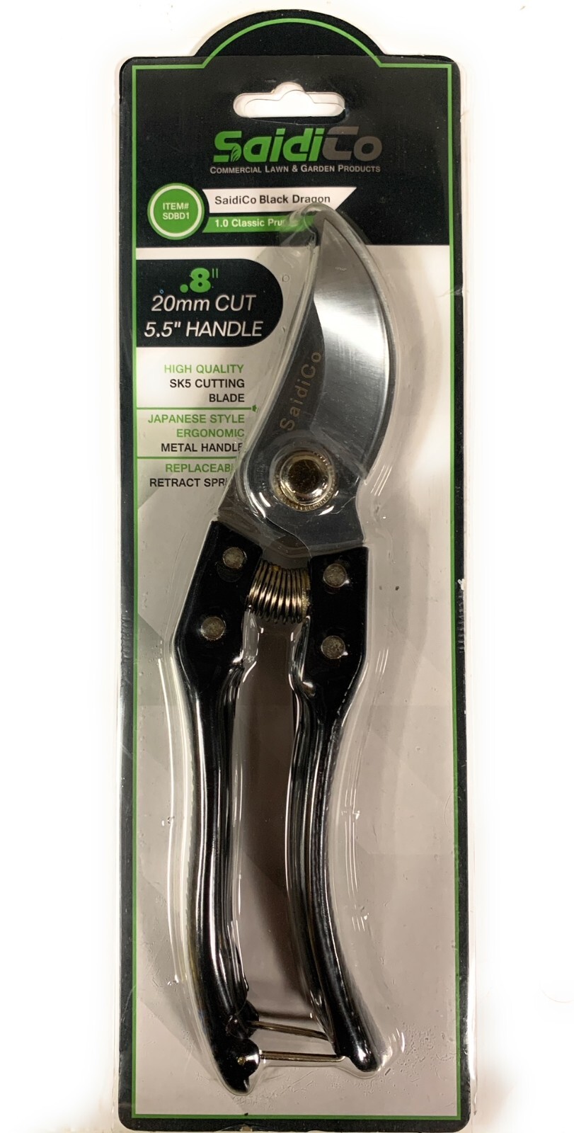 The Saidico Black Dragon 1.0 Classic Style Hand Gardening Pruner
