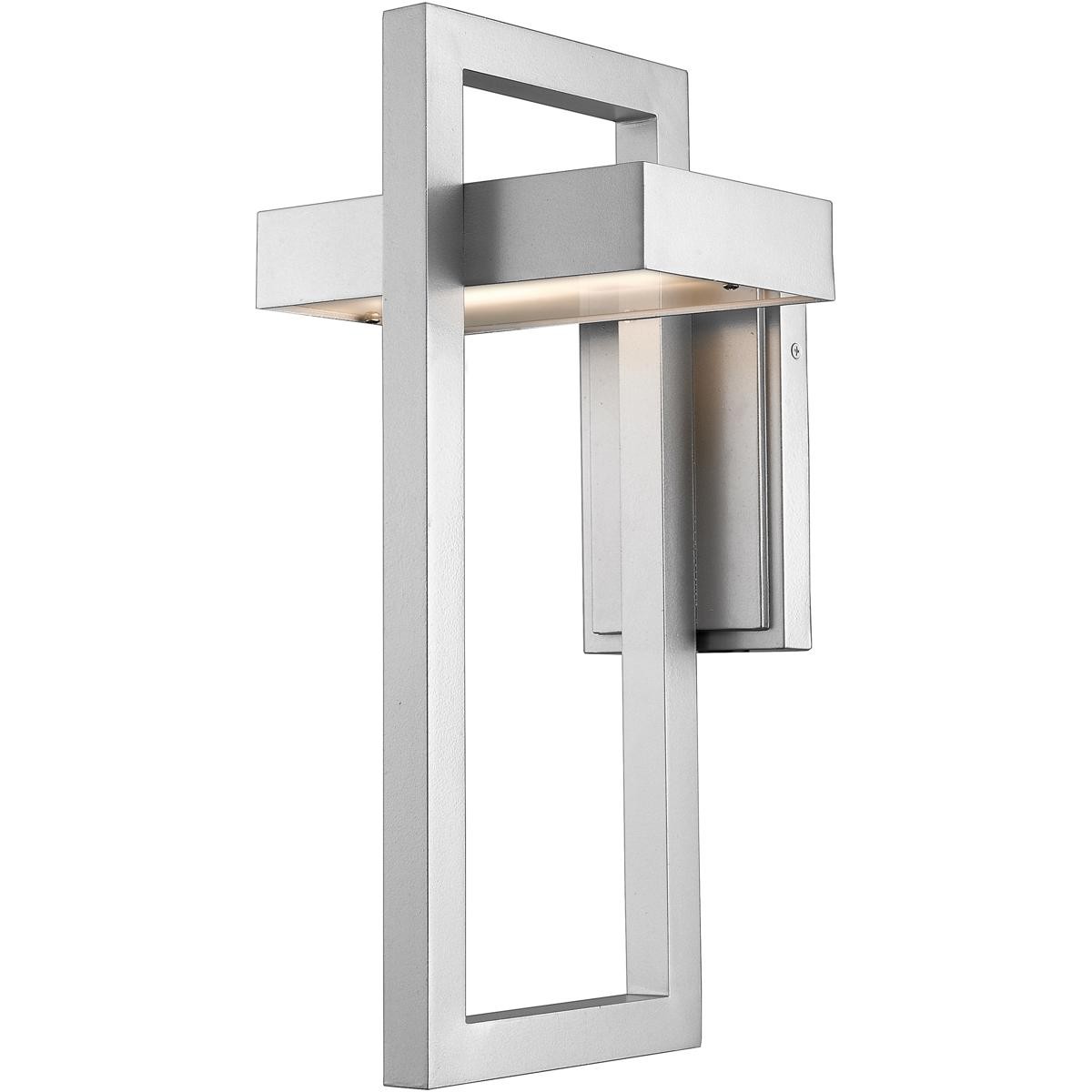 Z-Lite 566B-SL-LED Luttrel LED 18 inch Silver Outdoor Wall Light