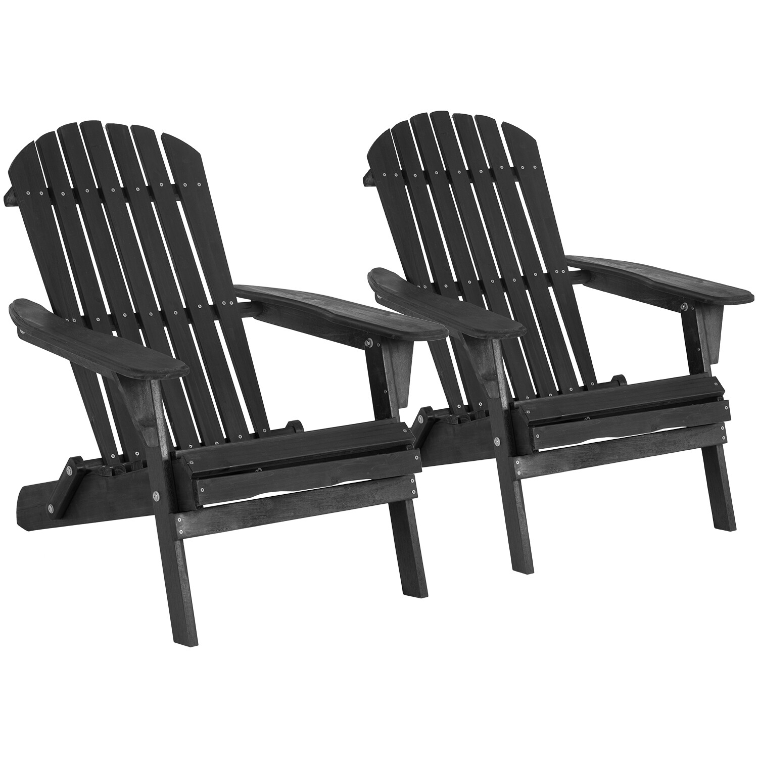 Adirondack Chair All Weather Fire Pit Lounge Chair Easy Assemble Folding Chair