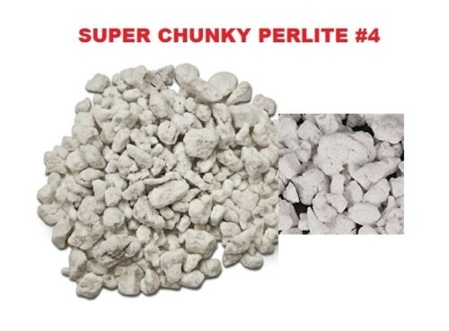 2L = 1/2 Gal CHUNKY Perlite #4 HIGHEST QUALITY SOIL Media Aeration FREE SHIPPING