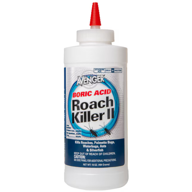 Avenger Boric Acid Roach Killer II Powder 64 Boric Acid 16 -oz