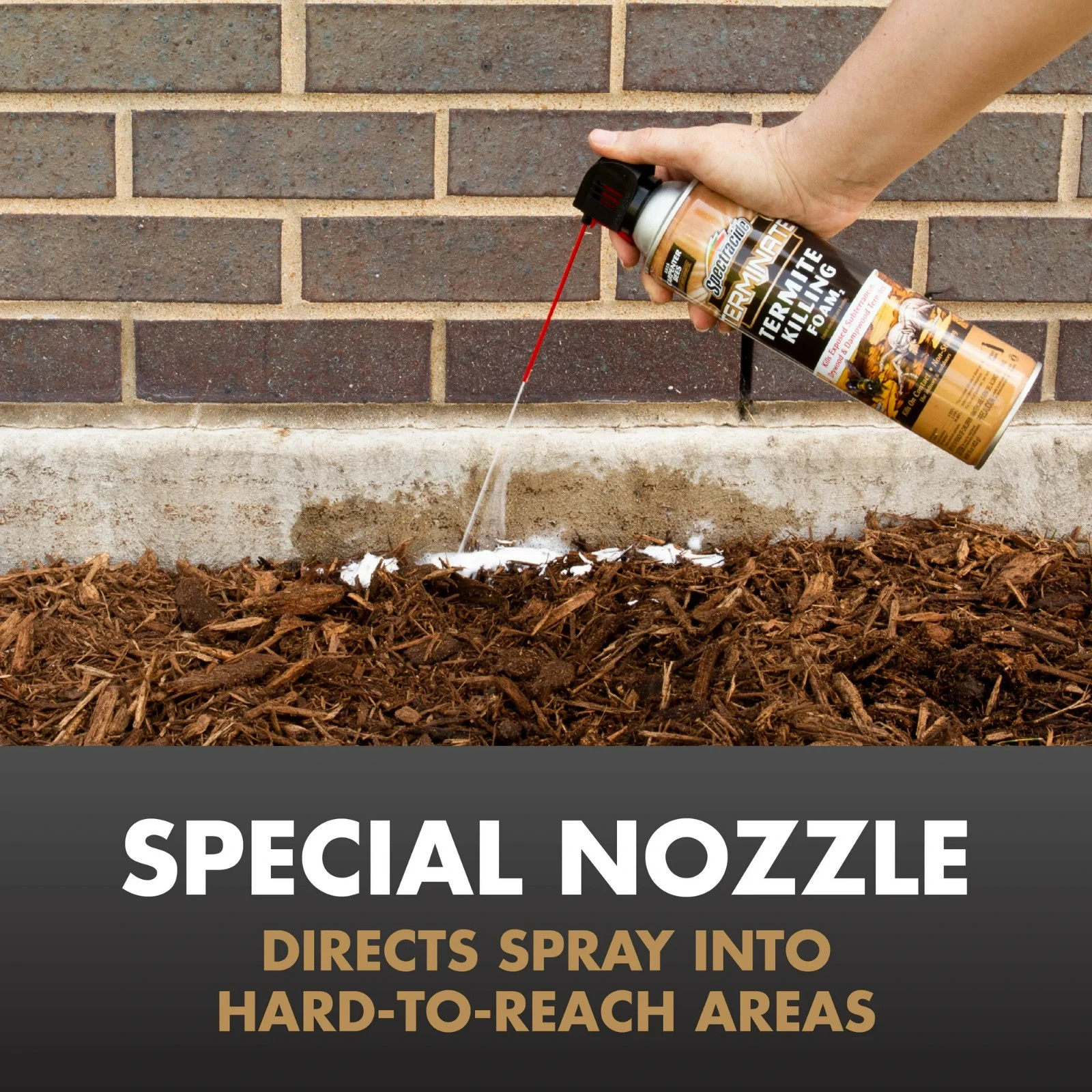 Spectracide Terminate Termite Killing Foam, Kills Termites Indoors & Outside
