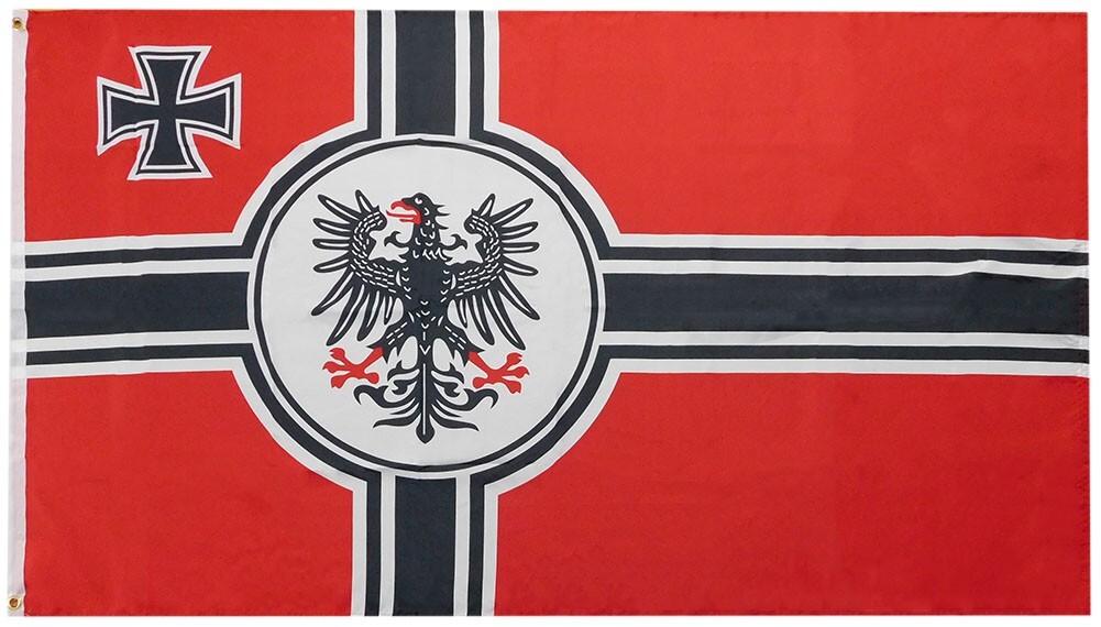 3×5 German Empire Premium Quality 100D Woven Poly Nylon 3’x5′ Flag Banner
