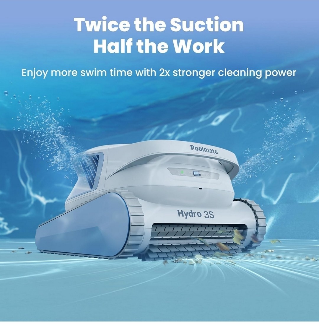 NIB Poolmate Chasing Hydro 3S Robotic Pool Cleaner 300 Mins $650 IngroundAbove