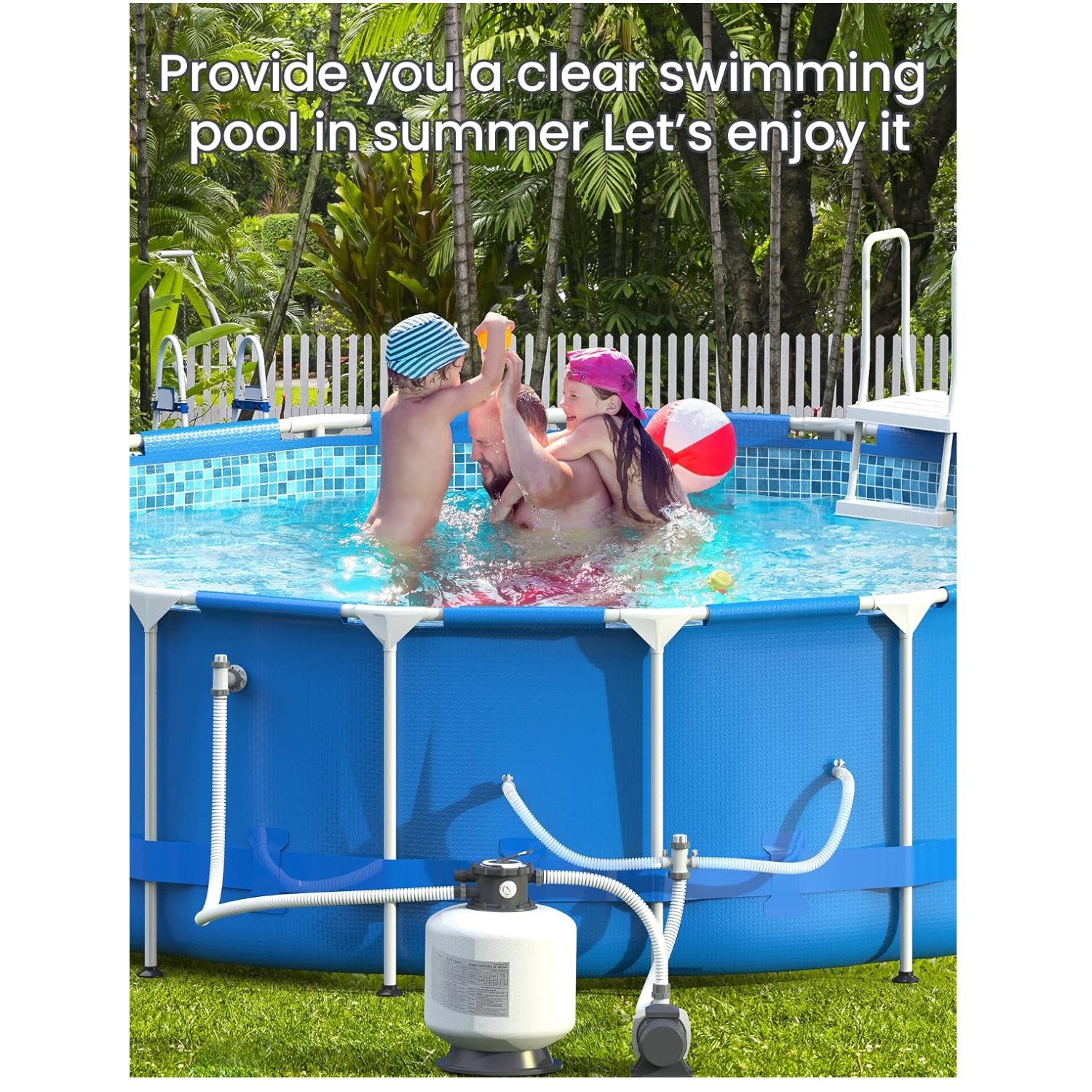 Pool Pump Part Kit with Split Plunger Valve – Above Ground