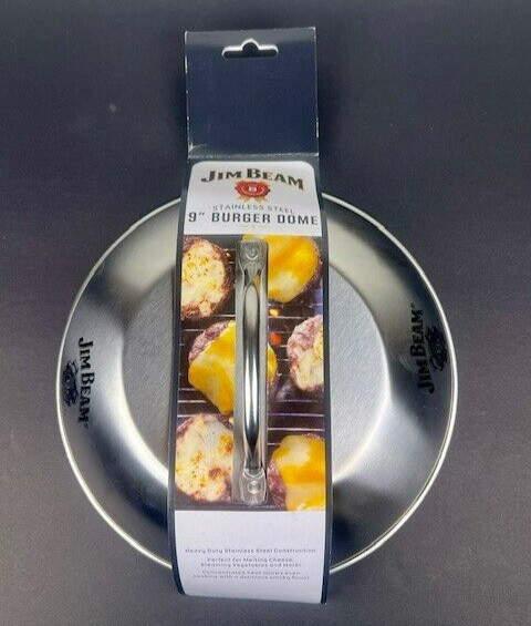 Jim Beam 9″ Round Stainless Steel Burger And Cheese Melting Dome