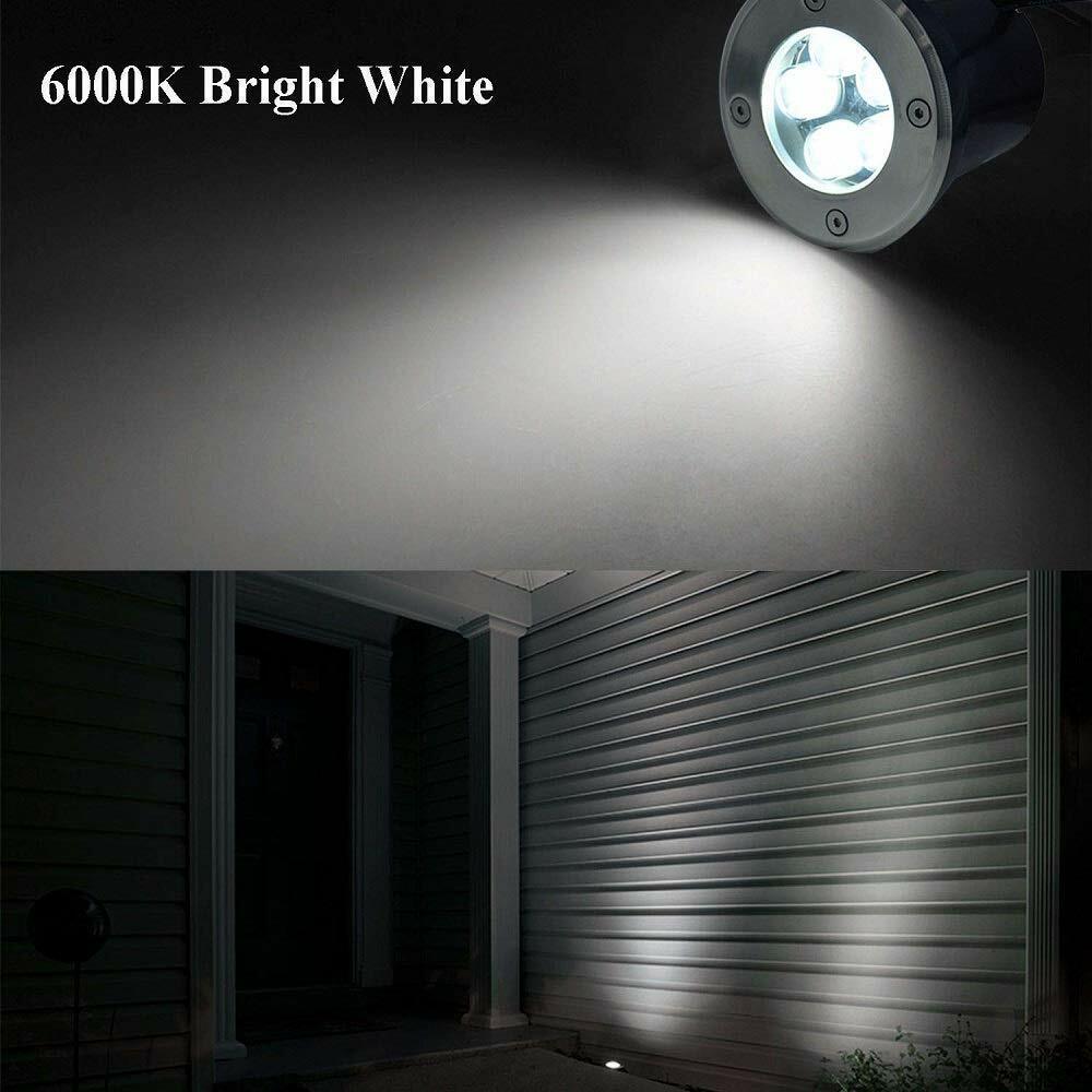 LED In-Ground Lights 5W Garden Landscape Outdoor Lighting Waterproof 3000K 6000K
