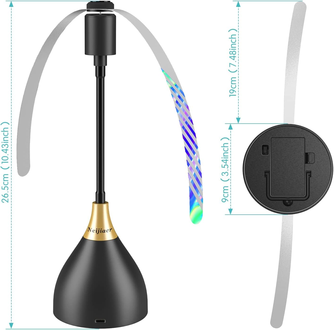 Fly Fans for Table,3 PACK Fly Repellent Fan Upgraded Keep Flies Away For Home,m