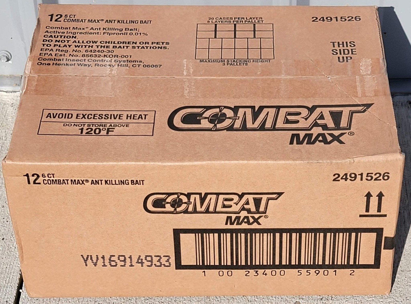Combat Max Source Kill Ant Báit Killing Indoor Outdoor Lot of 12 – 6 Station Pac