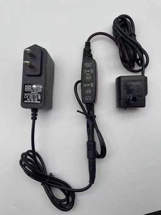 Hydroponic Automatic Water Pump Kit 110V 3W. Pump and Controller Programable