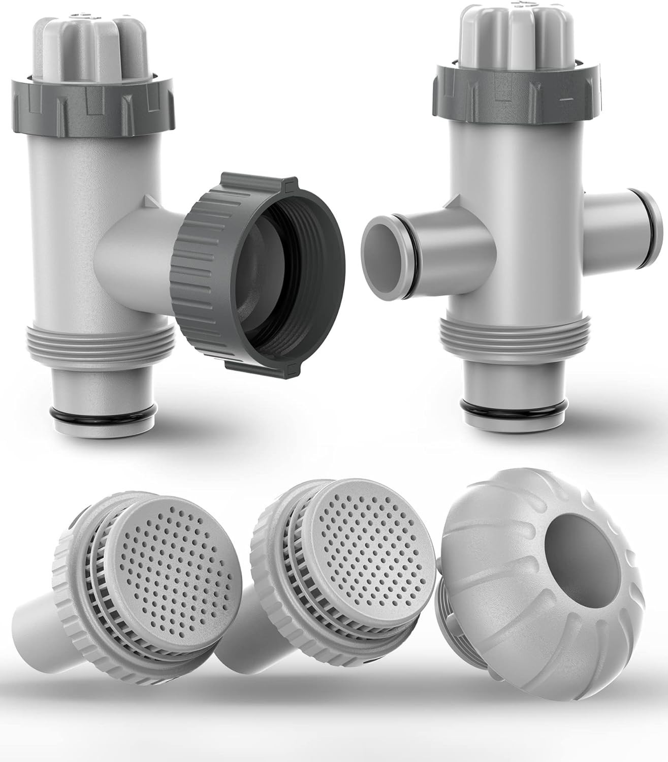 Pool Pump Repair Kit – Split Plunger Valve, Hose Adapter