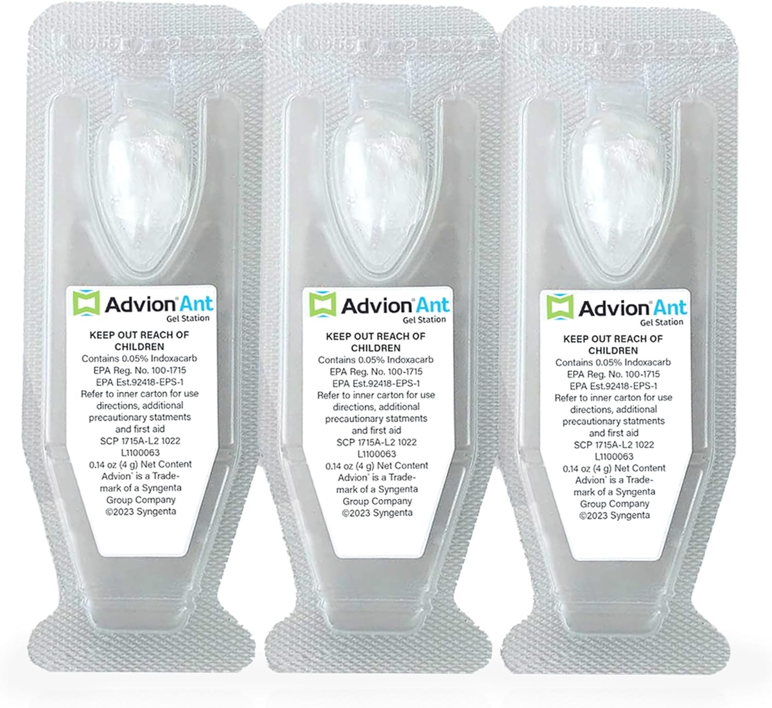 Syngenta Advion Ant Gel Station Insecticide Indoor Outdoor Ant Bait 3 Stations