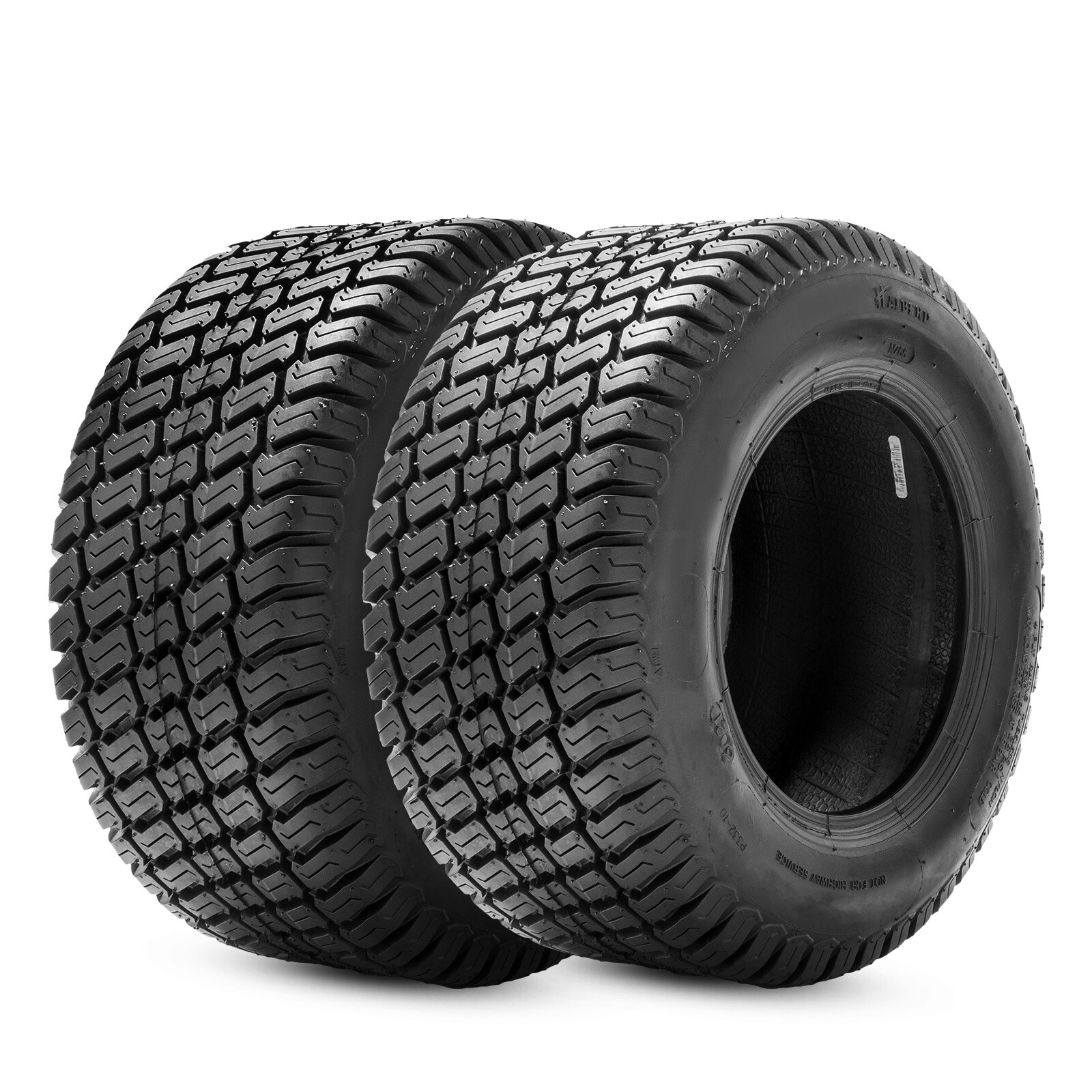 Set 2 18×8.50-8 Lawn Tires Turf Mower Tyre 4Ply 18×8.5×8 Heavy Duty Tubeless 18″