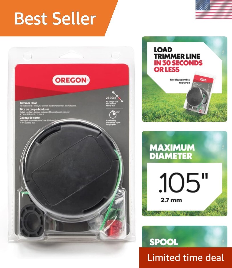 Rugged 4.5″ Trimmer Head with Multi-Brand Compatibility – Fast & Reliable!