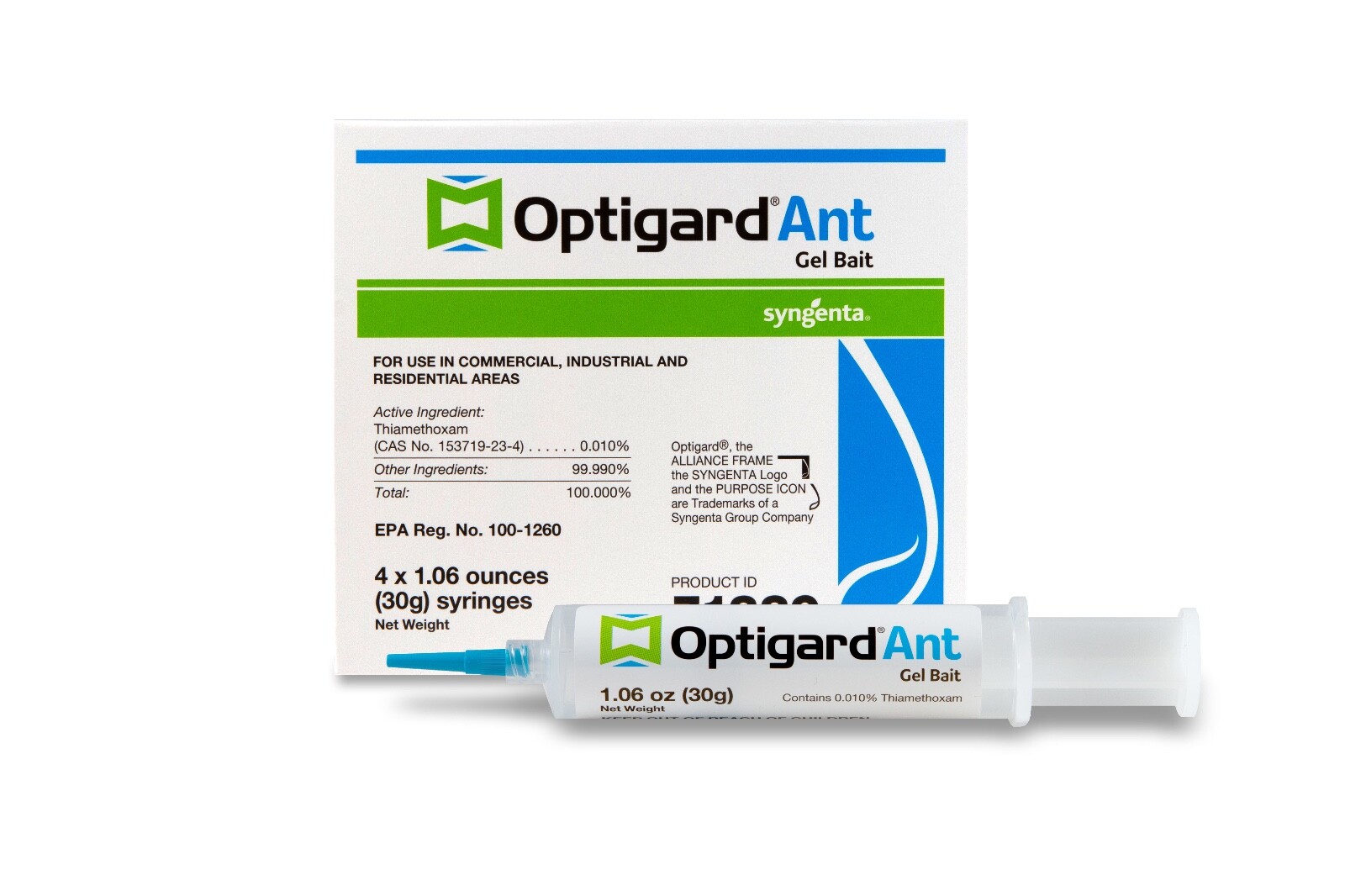 OPTIGARD ANT Gel Bait ~ Pest Control 30 gram ( 1.06 oz ) 4 Tubes – Plunger/Tips
