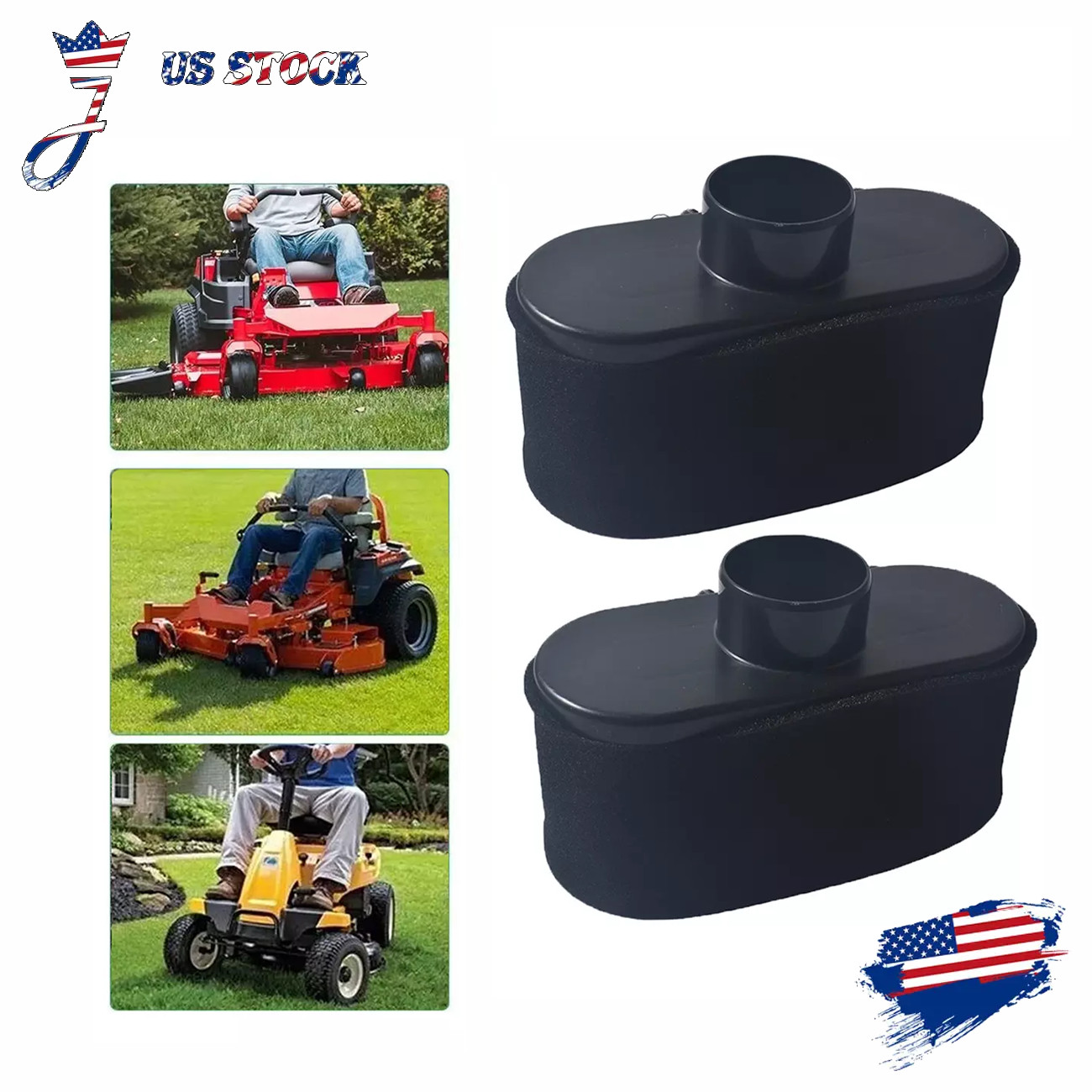 2pcs Air Filter 11013-0752 For Kawasaki FR651V FR691V FR730V FS481V-FS691V