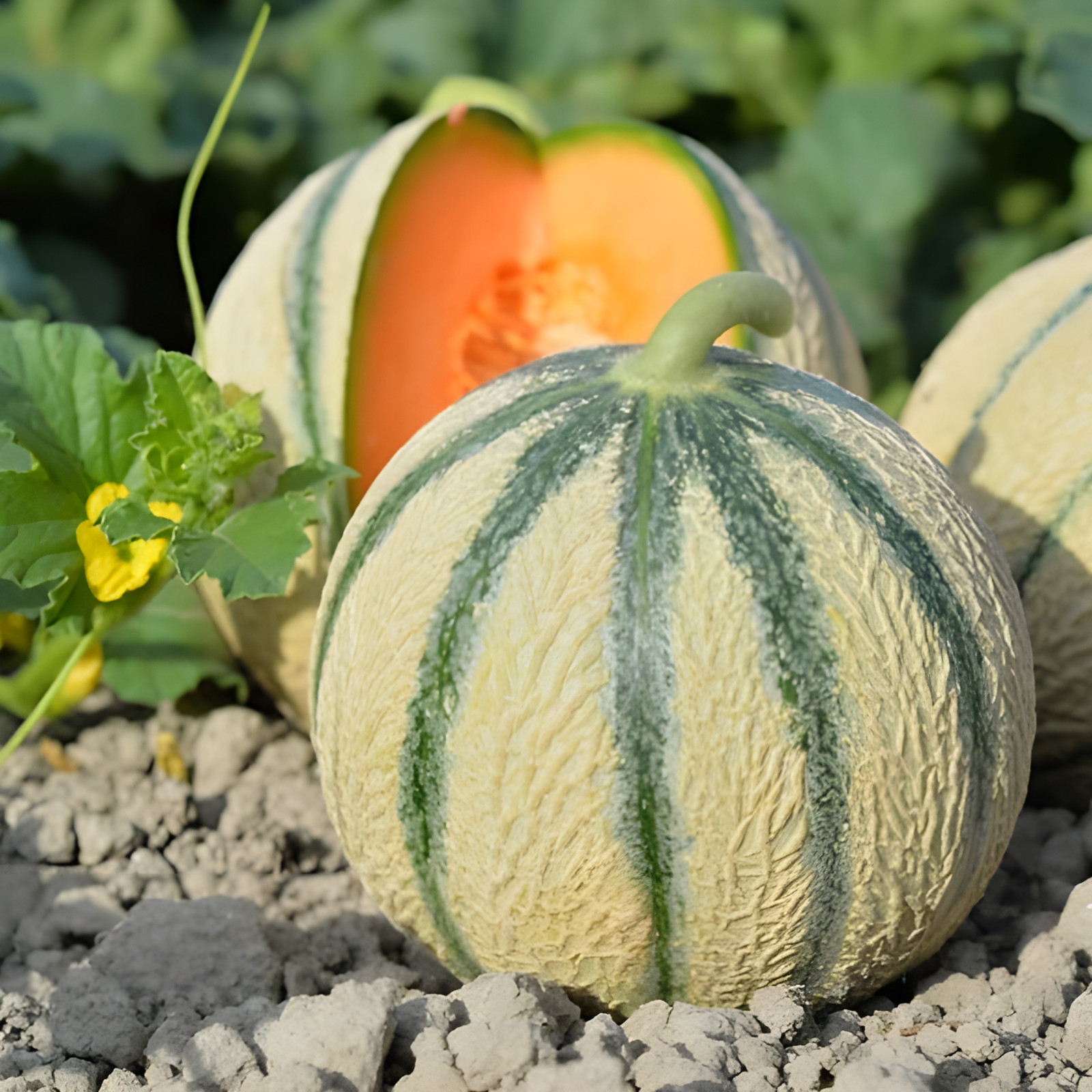 30ct Heirloom Rare French Charentais Melon Seeds – Sweet Creamy!