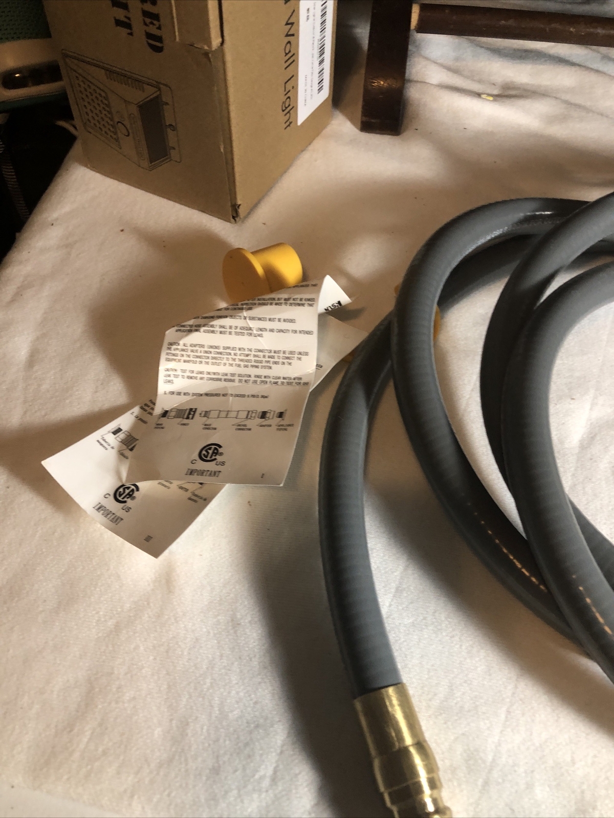 Gassal Gas Hose For Natural Gas with Quick Connect 1/2″ x 10 Ft