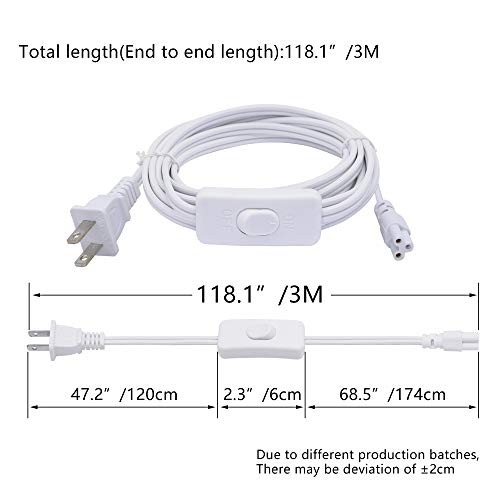 UL-LP Certification 18AWG T5 T8 LED Wire Connector Power Cord LED Tube Power