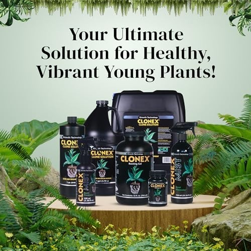 Clonex Rooting Gel 100ml – Plant Cutting Rooting Hormone IBA, Fast Root Growth &