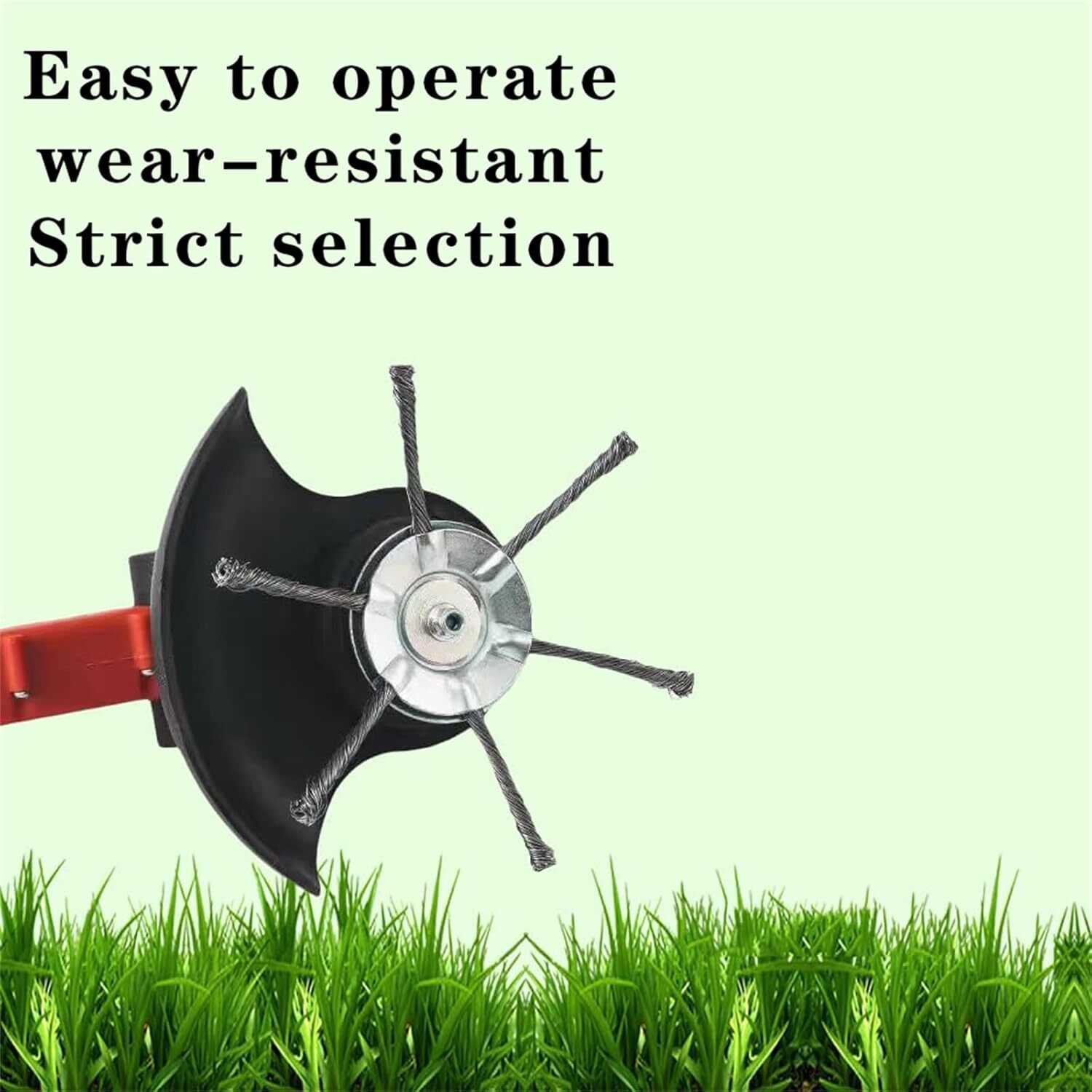 2/4/6/8× Steel Wire Grass Trimmer Head Tool Lawn Mower Weeding Head Brush Cutter