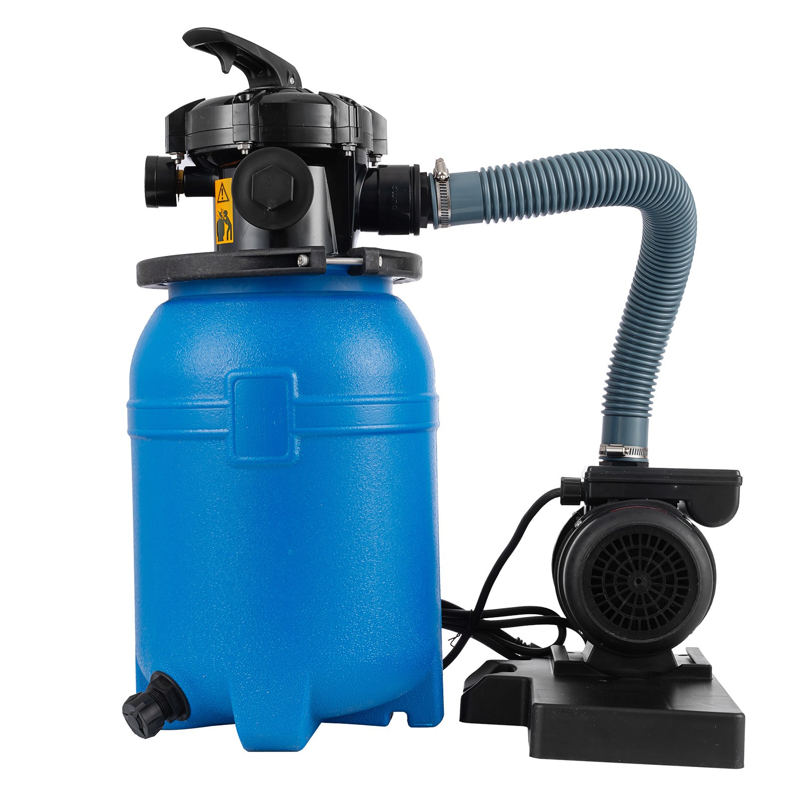 Sand Filter Above Ground with 1/3HP Pool Pump 2640GPH Flow 10″ 6-Way Valve