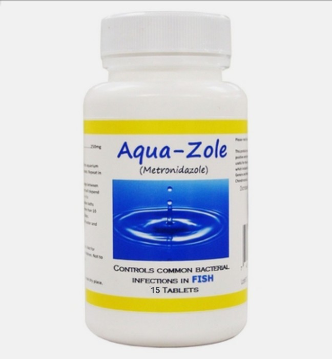 Aqua Zole Fish Aquarium & Tank Water Treatment 400mg x 15 Count