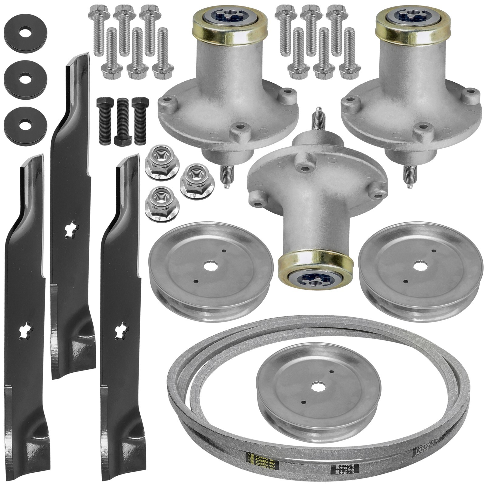 48″ Deck Spindle Belt Blade Pulley For Husqvarna Z248F 539112170 539113425