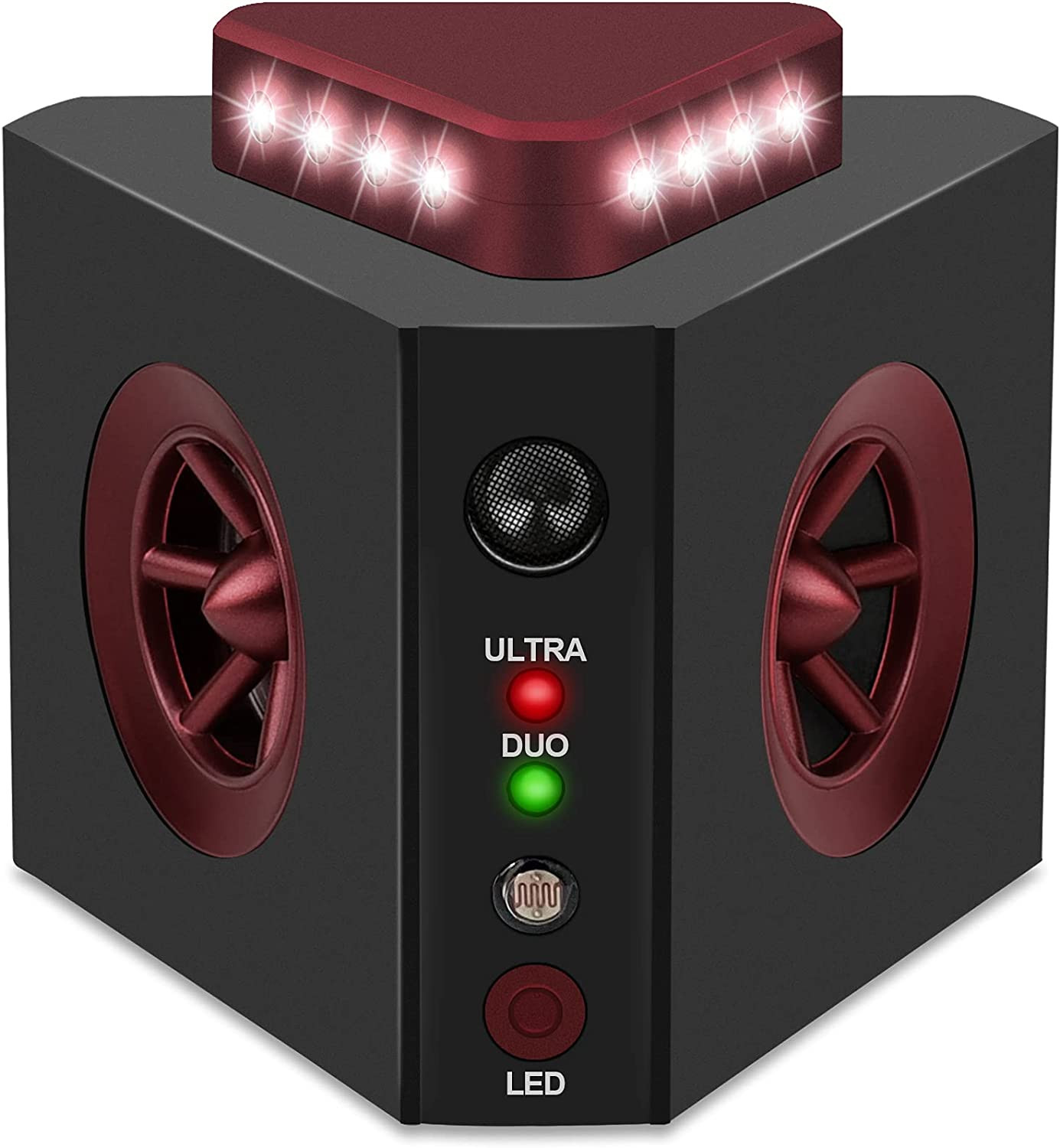 Plug-In Rodent Repellent Ultrasonic 4-In-1 Pest Repeller Mouse Blocker Rat Deter