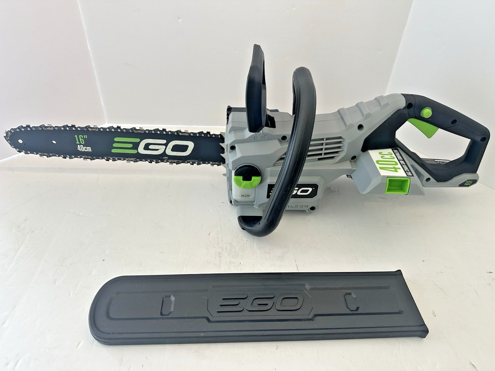 EGO Power+ CS1610 16″ Cordless Chainsaw – Battery and Charger Not Included Used