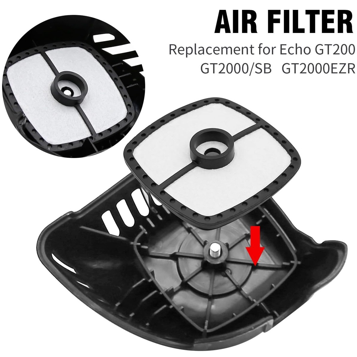 10pk Air Filter For Echo 13031054130 Trimmer Blower A226001410 SRM 210 225 HC150