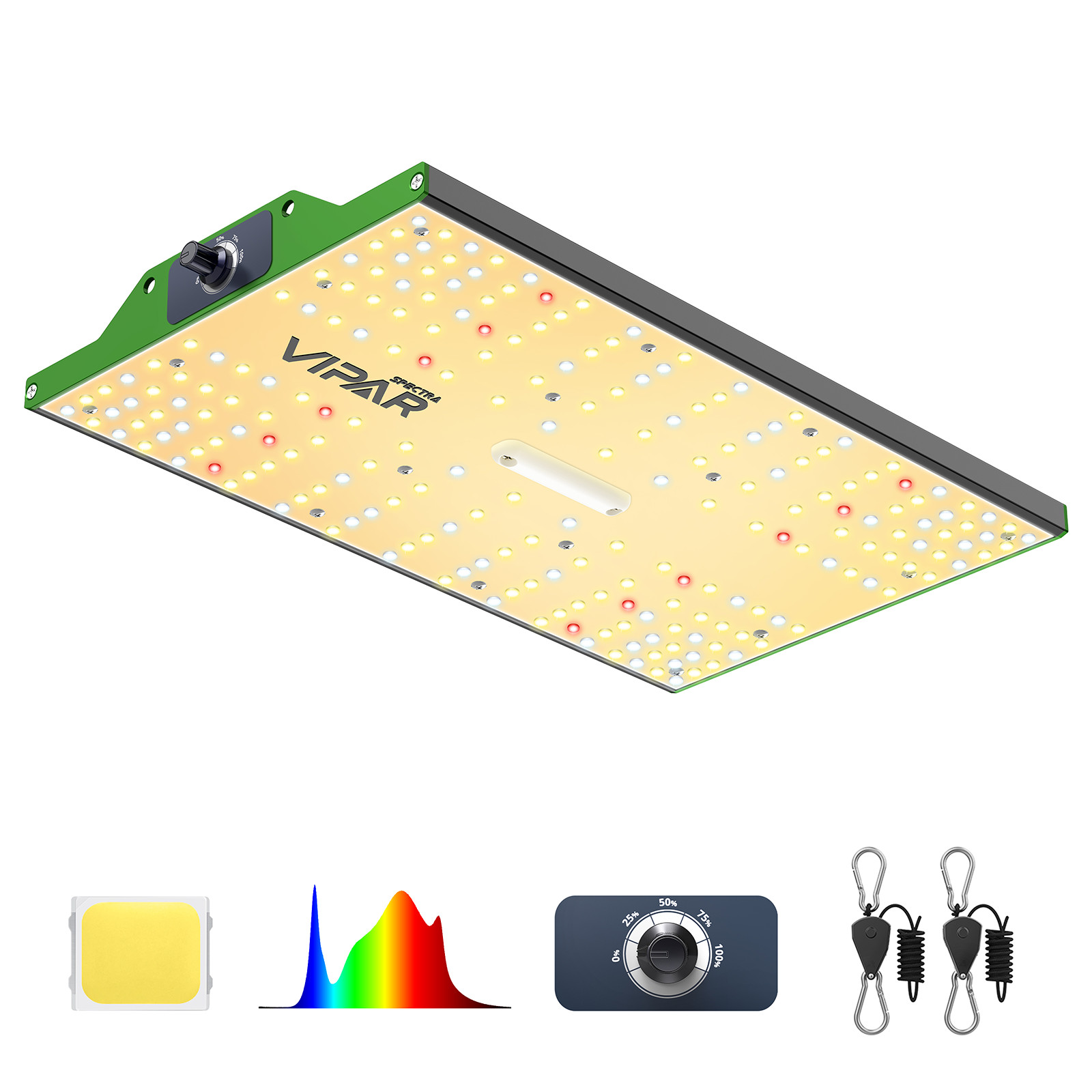 VIPARSPECTRA 1PC P700 70W LED Dimmable Grow Light for 2×2′ Grow Tent Veg Seed