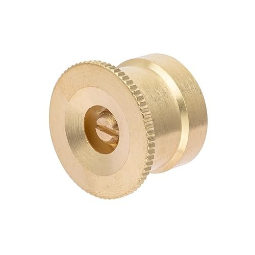 Sprinkler Spray Nozzle 15 Ft Full Pattern Brass Twin Spray With Filter