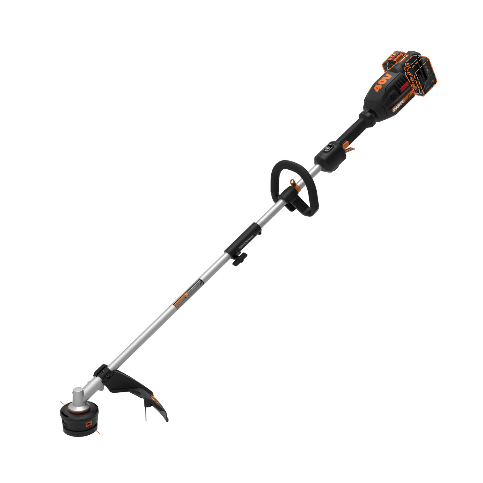 WORX WG186.9 Nitro 40V Attachment Capable Cordless 15″ String Trimmer- Tool Only