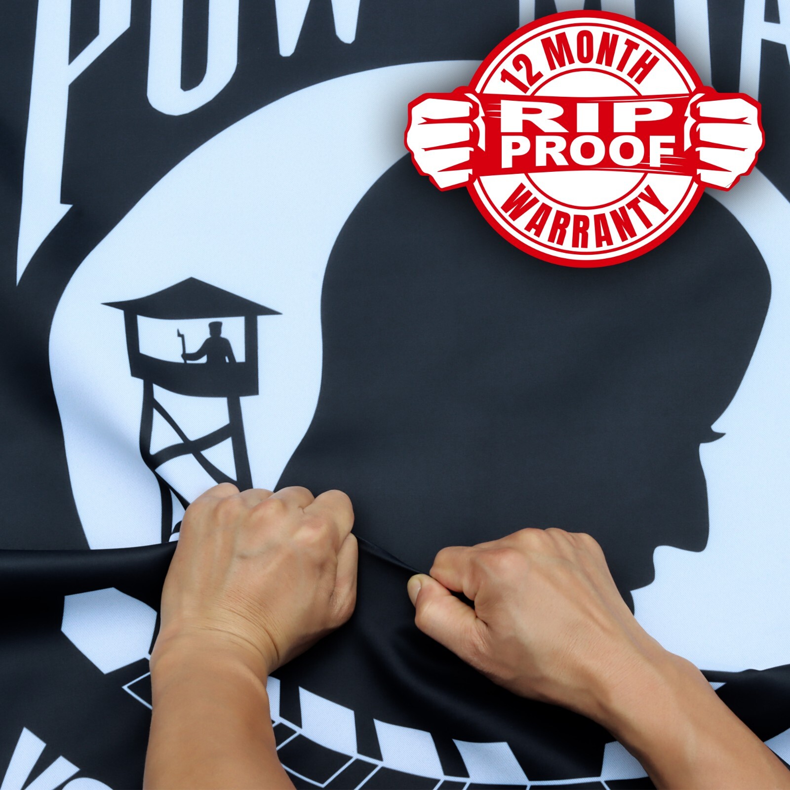 Anley Rip-Proof Double Sided 3-Ply Pow Mia Flag 3×5 Ft You are Not Forgotten