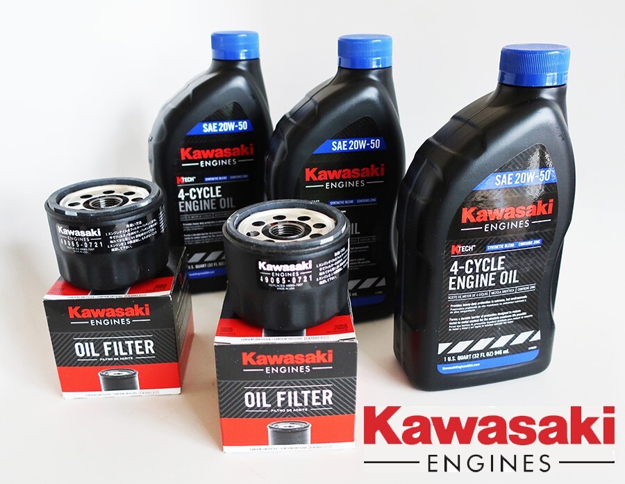 OEM ENGINE OIL CHANGE KIT, 2 OIL FILTERS 49065-0721 AND 3 QTS OF OIL SAE 20W-50