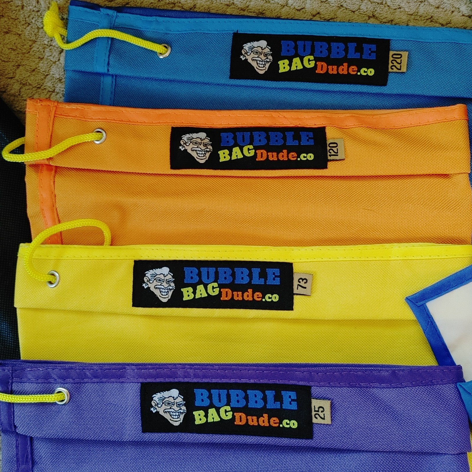 Bubble Bag Dude 7 Bag Extraction Set Includes 1-Gal and 5-Gal Bags – Pollen Pres