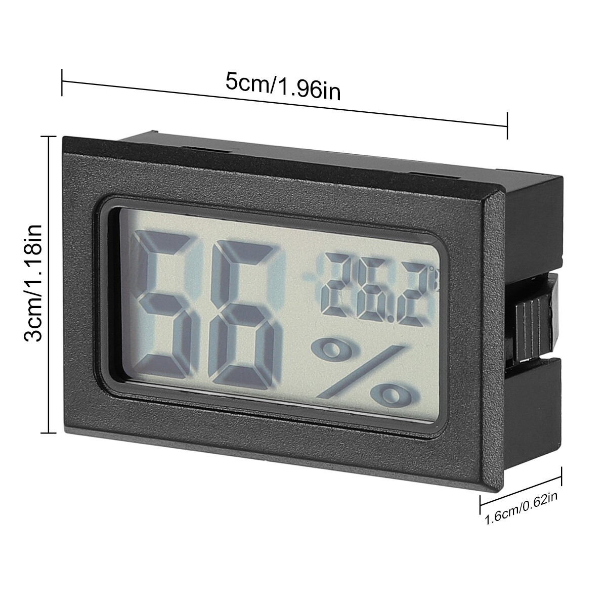 1-50 Pcs Mini Digital Indoor Thermometer Hygrometer Temperature Humidity Meter