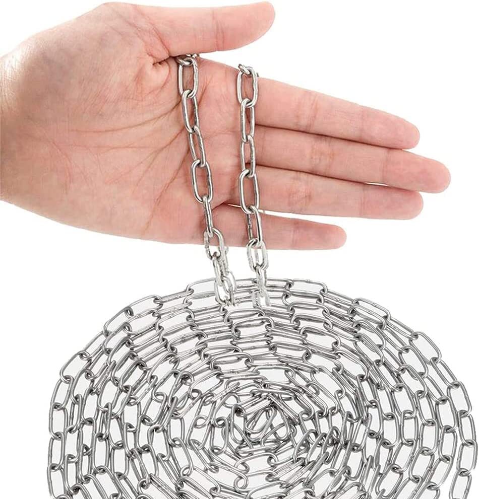 SUS304 Stainless Steel Chain Metal Chain Link Chain Small Light Duty Chain Ut
