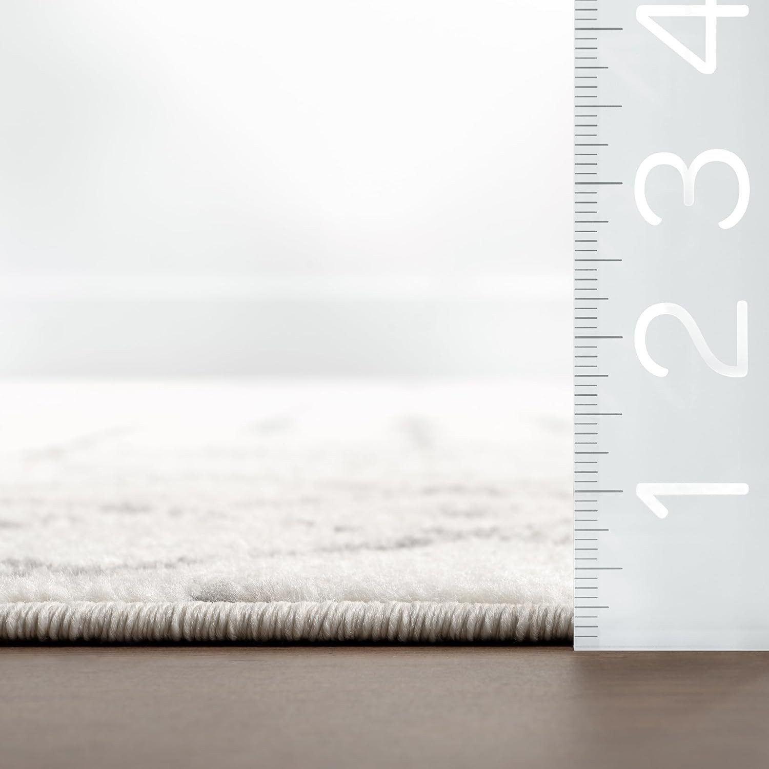 Moroccan Blythe 2×10 Area Rug – Grey Bohemian, Stain Resistant for Any Room
