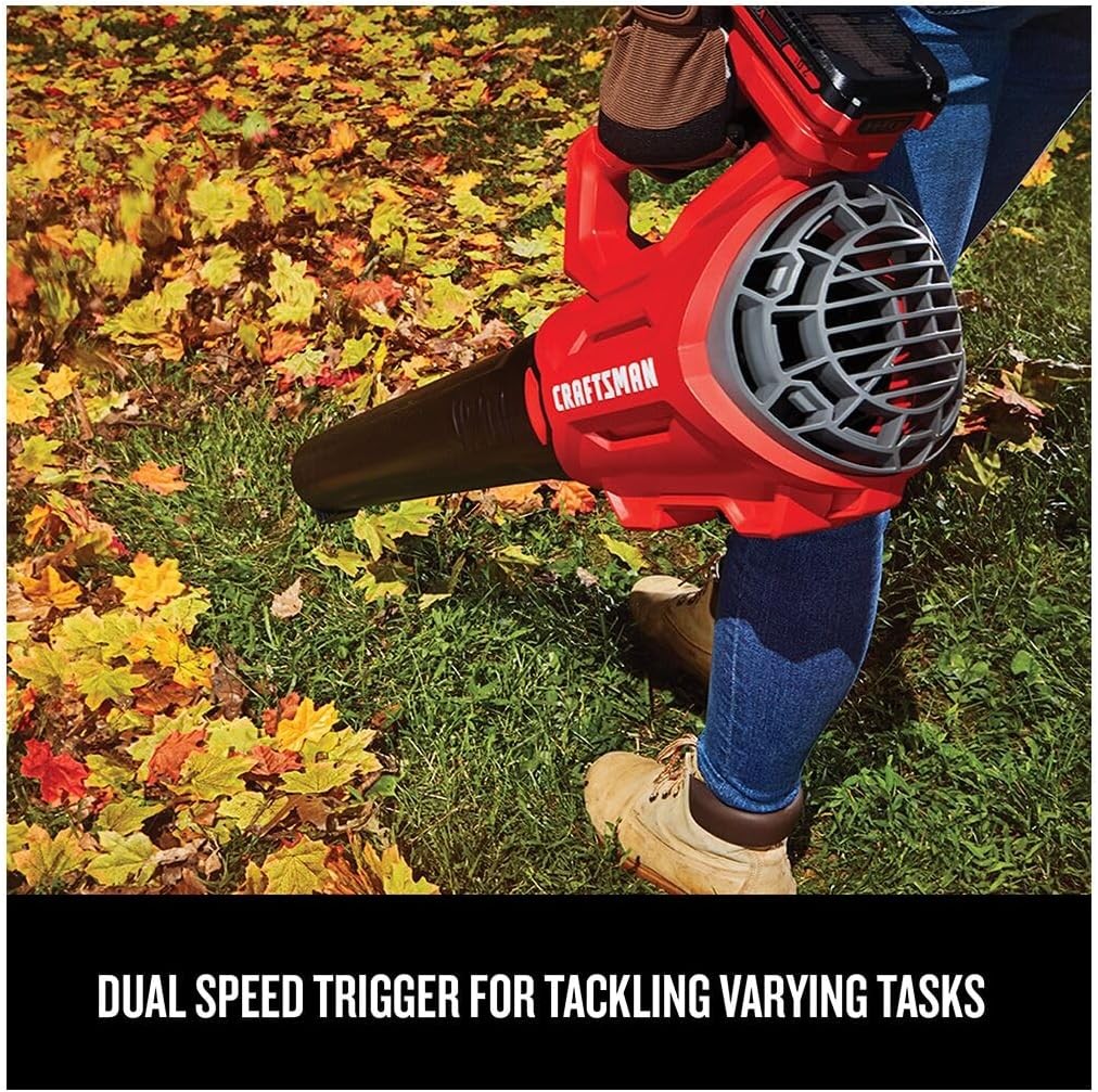 Cordless Weed Wacker Leaf Blower Combo Kit 13in 90 Mph V20 CMCK197D1