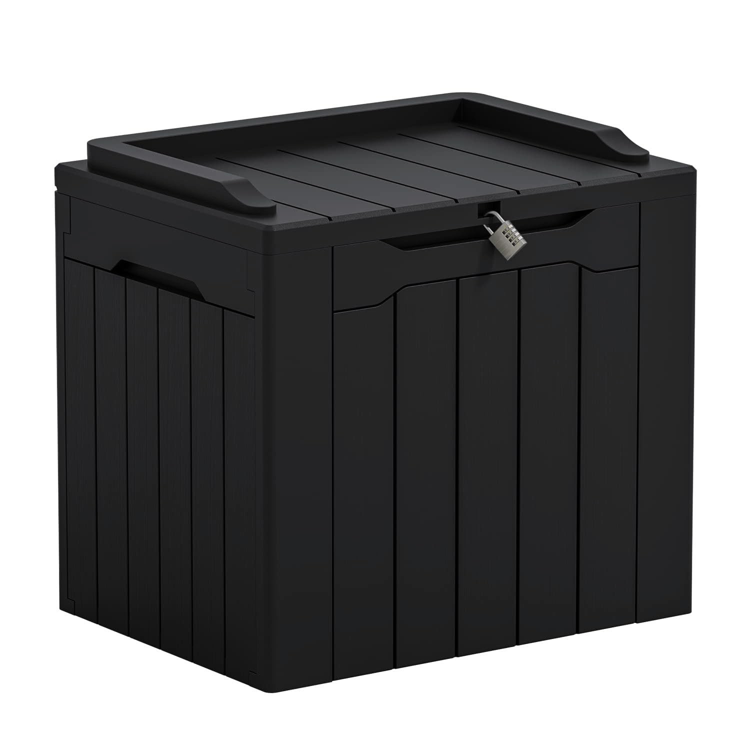 Greesum Outdoor Storage Box 31 Gallon Storage Box with Lid for Patio Furnitur…