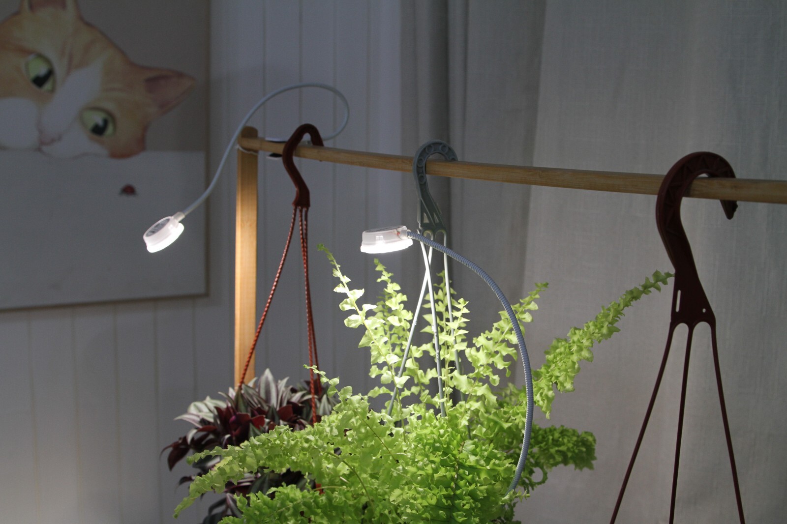 SANSI Grow Lights Dimmable Timer Full Spectrum 4000K LED Plant Grow Lamp Indoor